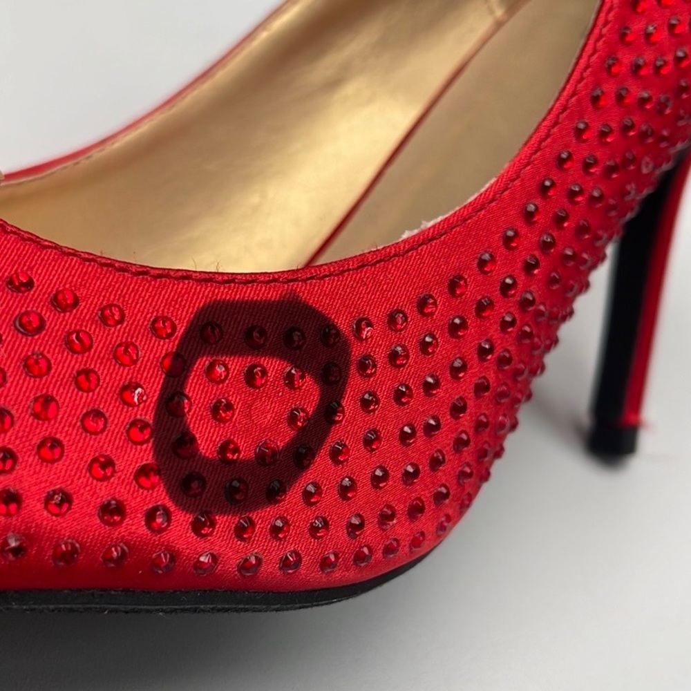 New Red Rhinestone Heels - Picture 14 of 15